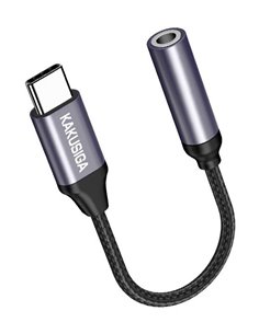 KAKUSIGA αντάπτορας USB-C σε 3.5mm KSC-428, γκρι