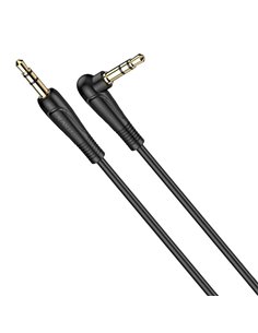 KAKUSIGA καλώδιο ήχου 3.5mm KSC-521, AUX, 90°, HiFi 1m, μαύρο