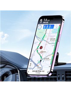 KAKUSIGA βάση smartphone αυτοκινήτου KSC-1705 για ταμπλό, μαγνητική, μαύρη