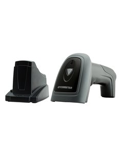 GTCODESTAR barcode scanner X-1901B με βάση, 1D & 2D, ενσύρματο & ασύρματο, Bluetooth, 2000mAh, μαύρο