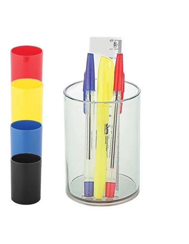 Ark μολυβοθήκη στρόγγυλη διάφορα χρώματα Υ10xØ7,5εκ.
