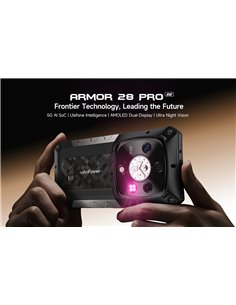 ULEFONE smartphone Armor 28 Pro, 6.67" & 1.04, 16/512GB, 5G, 10600mAh, IP68/IP69K/MIL-STD-810H, μαύρο