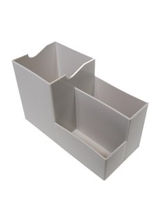 Μολυβοθήκη, γκρι, Υ10x15x7 εκ.