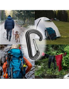 ALCA σετ καραμπίνερ 883010, 32x55mm, 10τμχ