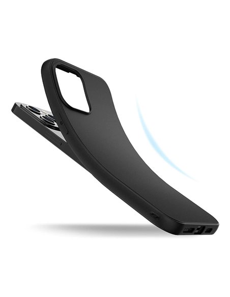 POWERTECH θήκη MATT MOB-2002 για Xiaomi Redmi Note 14 Pro 4G, μαύρη