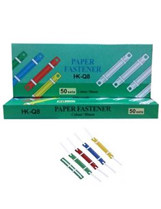 Ελάσματα πλαστικά σε διάφορα χρώματα 50τεμ.