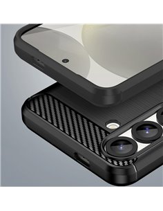 POWERTECH Θήκη Carbon MOB-2007 για Samsung S24 Ultra, μαύρη