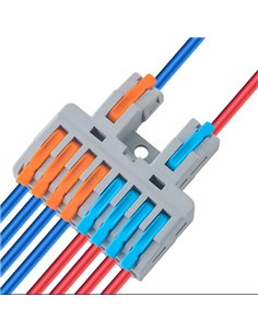 POWERTECH κλέμα σύνδεσης καλωδίων TOOL-0109, 8pin προς 2pin, 5τμχ