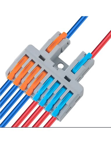 POWERTECH κλέμα σύνδεσης καλωδίων TOOL-0109, 8pin προς 2pin, 5τμχ