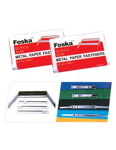 Μεταλλικά ελάσματα 8 εκ. πακέτο με 50τεμ.