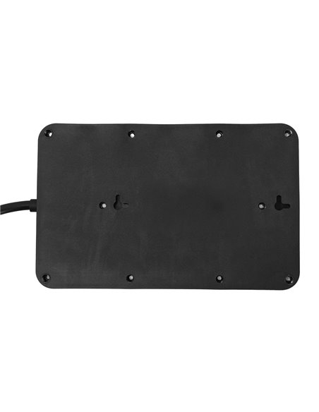 POWERTECH πολύπριζο ασφαλείας PT-1535, 8 θέσεων, με USB & USB-C θύρες, 16A, 1.5m, μαύρο