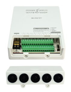 FOLKSAFE τροφοδοτικό συστημάτων CCTV FS-DC121608W, 16 εξόδων, 12V/8A, αδιάβροχο IP65