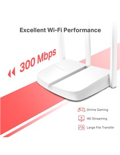 MERCUSYS router MW306R, 300Mbps, 3x 10/100Mbps LAN, Ver 1.20