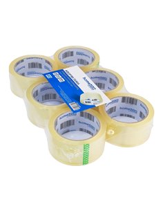 HOME USE αυτοκόλλητη ταινία HUH-0259, διάφανη, αθόρυβη, 48mm, 60m, 6τμχ