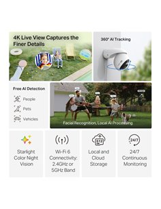 TP-LINK smart camera Tapo C560WS, 4K, IP66, Wi-Fi 6, two-way audio, Ver. 1.0