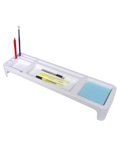 Βάση οργάνωσης γραφείου λευκό 53x15x5,5εκ.