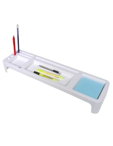 Βάση οργάνωσης γραφείου λευκό 53x15x5,5εκ.