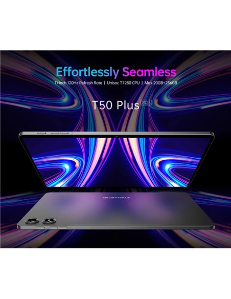 TECLAST tablet T50 Plus 2025, 11", 8/256GB, 4G, Android 15, 8000mAh, γκρι