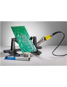 GOOBAY βάση στήριξης πλακέτας 76559 με θέση για κολλητήρι, 360°, μαύρη