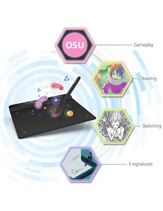 XP-PEN ταμπλέτα σχεδίασης με γραφίδα Star G640, 152.4x101.6mm, μαύρο