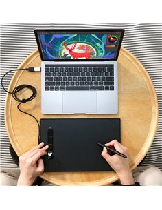 XP-PEN ταμπλέτα σχεδίασης με γραφίδα Star G960S Plus, 228.8x152.6mm, μαύρο