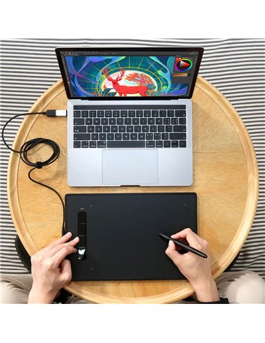 XP-PEN ταμπλέτα σχεδίασης με γραφίδα Star G960S Plus, 228.8x152.6mm, μαύρο