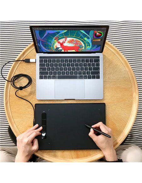 XP-PEN ταμπλέτα σχεδίασης με γραφίδα Star G960S Plus, 228.8x152.6mm, μαύρο