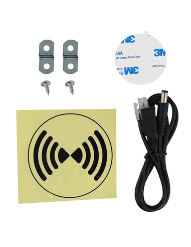 BRATECK ασύρματος φορτιστής για ηλεκτρικό γραφείο S08-22DSWW, μαύρος