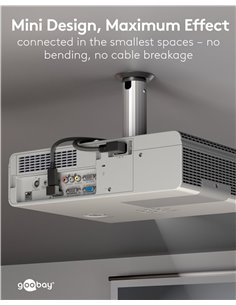 GOOBAY αντάπτορας DisplayPort 77129, 8K/144Hz, γωνιακός, μαύρος