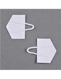 Κρεμασταράκια χάρτινα 2,4x3,1εκ. (1000τεμ.)