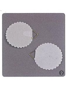 Κρεμασταράκι υφασμάτινο με διάμετρο 45χιλ. (1000τεμ.)