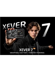 RUGONE smartphone Xever 7, 6.67", 12/512GB, 5G, 5550mAh, IP68/IP69K/MIL-STD-810H, μαύρο