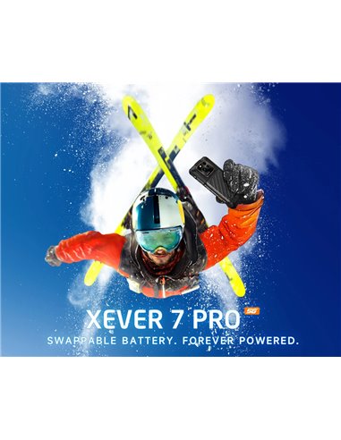 RUGONE smartphone Xever 7 Pro με θερμική εικόνα, 6.67", 12/512GB, 5G, 5550mAh, IP68/IP69K/MIL-STD-810H, μαύρο