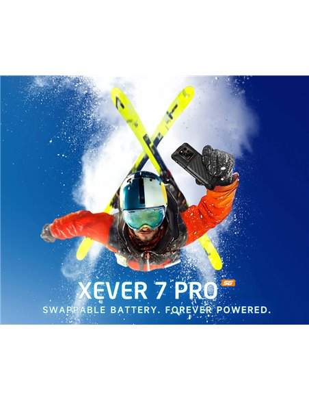 RUGONE smartphone Xever 7 Pro με θερμική εικόνα, 6.67", 12/512GB, 5G, 5550mAh, IP68/IP69K/MIL-STD-810H, μαύρο