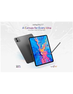 TECLAST tablet ArtPad Pro με στυλό αφής, 12.7", 8/256GB, 4G, Android 15, 10000mAh, γκρι