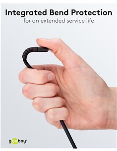 GOOBAY καλώδιο USB-C σε USB 74527, 60W, 480Mbps, 2m, μαύρο