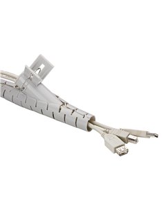 GOOBAY δεματικό καλωδίων 51922, πλαστικό, Φ20mm, 2.5m, γκρι