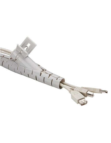 GOOBAY δεματικό καλωδίων 51922, πλαστικό, Φ20mm, 2.5m, γκρι