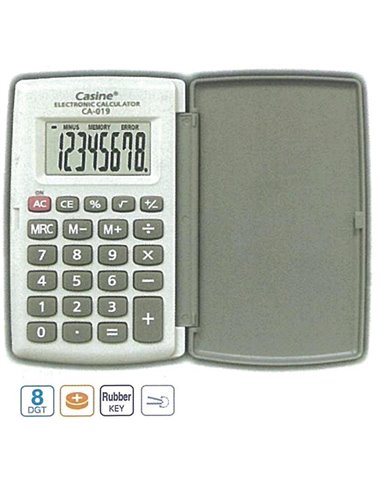 Casine κομπιουτεράκι τσέπης 8 ψηφίων 10x6x1εκ.