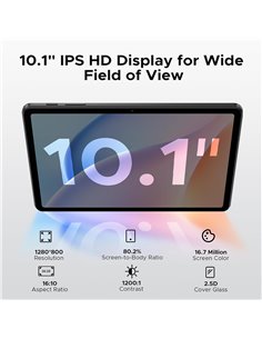 DOOGEE tablet Tab A9, 10.1", 3/64GB, Android 15, 6580mAh, μαύρο