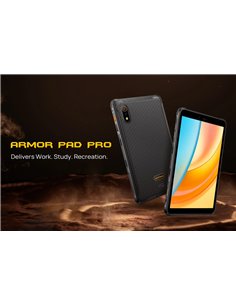 ULEFONE tablet Armor Pad Pro, 8", 8/256GB, 4G, 7650mAh, IP68/IP69K, μαύρο