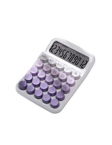 Κομπιουτεράκι 12 ψηφίων μωβ 16x12εκ.