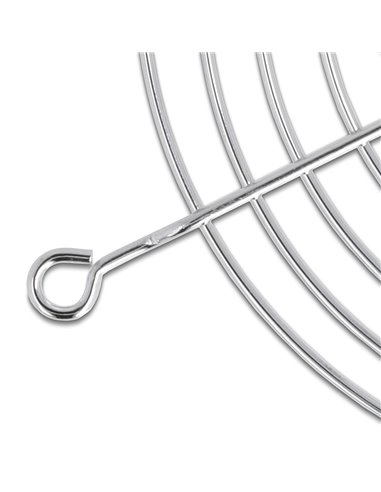 DELOCK σχάρα για 60mm ανεμιστήρα 67305, μεταλλική, ασημί