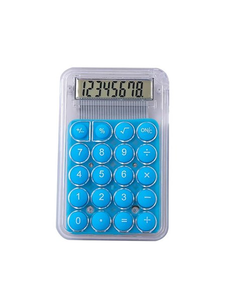 Κομπιουτεράκι τσέπης 8 ψηφίων γαλάζιο 8,6x5.5εκ.