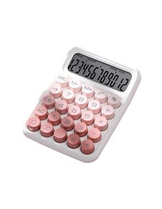 Κομπιουτεράκι 12 ψηφίων ροζ 16x12εκ.