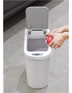 HOME USE κάδος απορριμμάτων HUH-0255 με φωτοκύτταρο, 7lt, λευκός