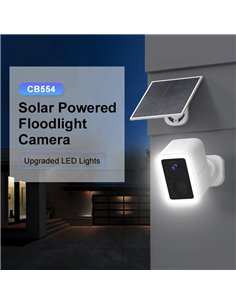 VSTARCAM smart ηλιακή κάμερα CB554 με φωτισμό, 3MP, WiFi, SD, 5200mAh, IP66