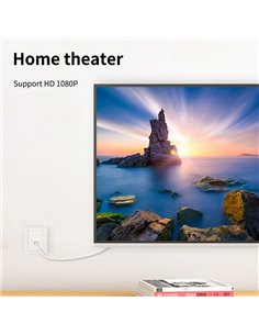 CABLETIME καλώδιο κεραίας CT-AV101-10, γωνιακό, 75 Ohm, 2m, λευκό