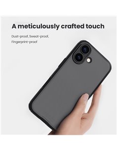 NILLKIN θήκη Super Frosted Shield Pro για Apple iPhone 17, διάφανη/μαύρη