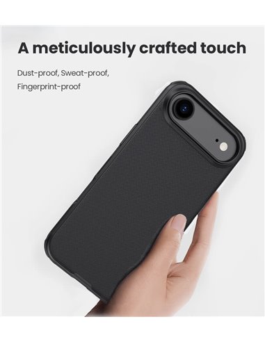 NILLKIN θήκη Super Frosted Shield Pro για Apple iPhone 17 Air, μαύρη